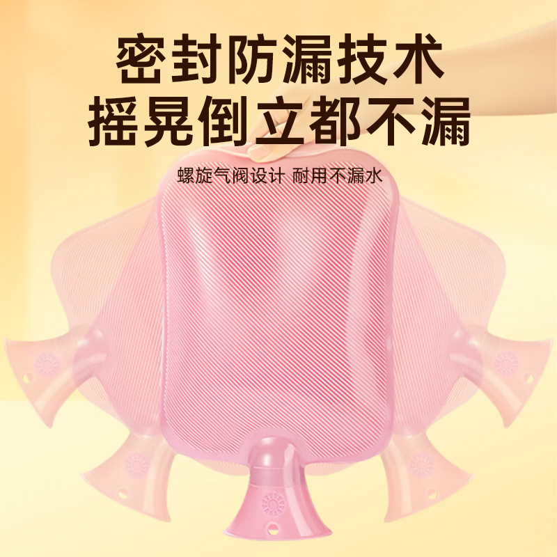 防爆PVC暖水袋注水热敷热水袋灌水暖手袋宿舍被窝敷肚子暖脚神器|undefined