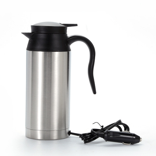 Car kettle 12V & 24V stainless steel car electric kettle heating and insulation car cup travel kettle