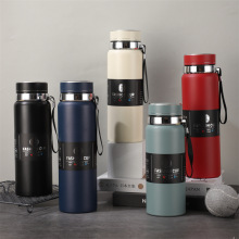昕洲新款304不锈钢茶水分离保温杯真空户外便携高档商务水杯批发