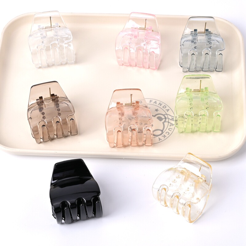 4cm小・中型PC素材クリップ DIYヘアピン ボトムクリップアクセサリー ヘアピン 後頭部固定 ハイポニーテール シャーククリップ|undefined
