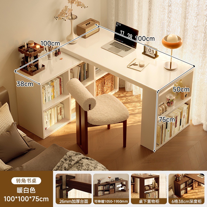Estricta selección de escritorio de esquina de madera sólida estante de escritorio escritorio en una mesa dormitorio hogar cómoda esquina tipo l escritorio de computadora