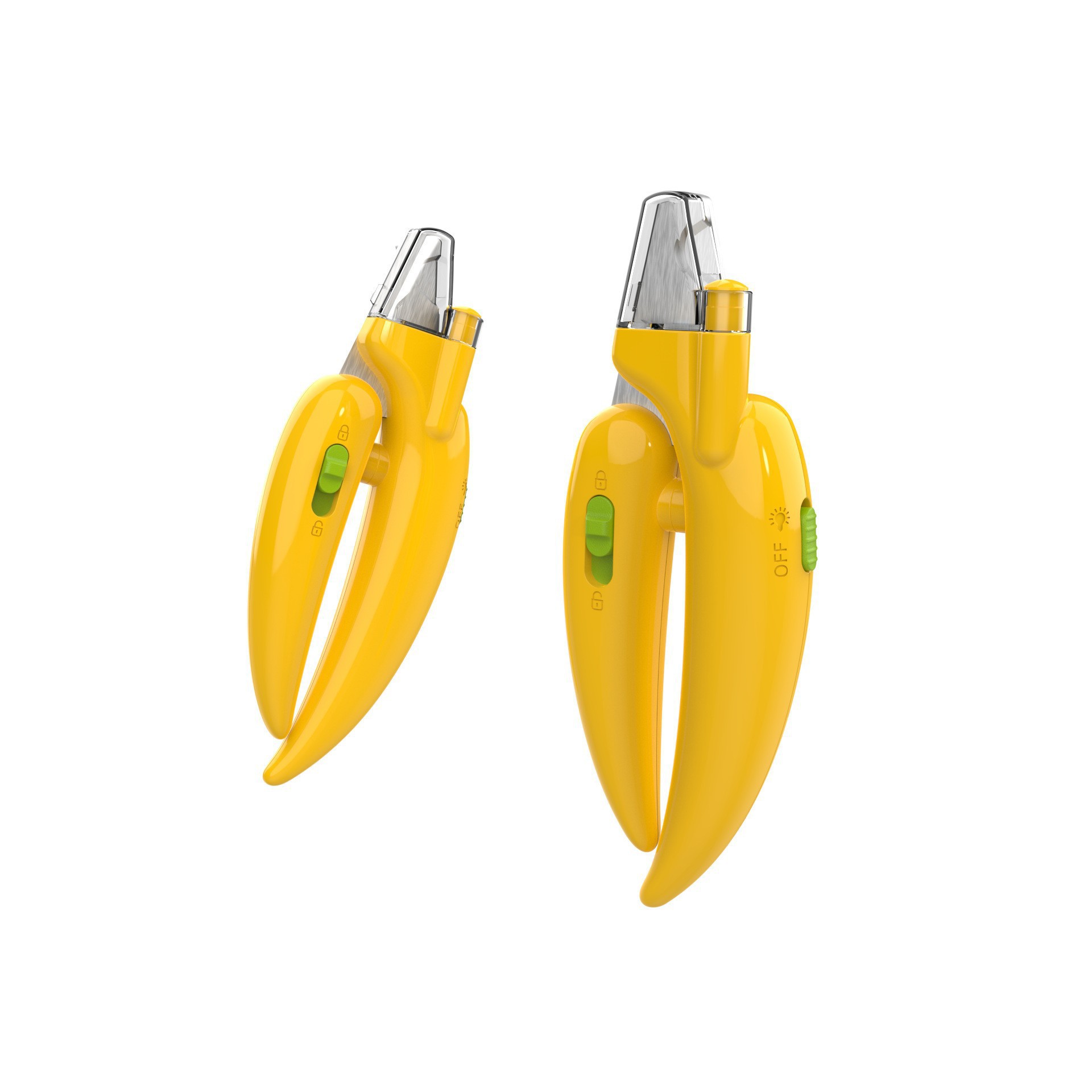 Transfronterizo cortaúñas de cactus gato perro cortaúñas LED línea de sangre multifuncional mascota cortaúñas