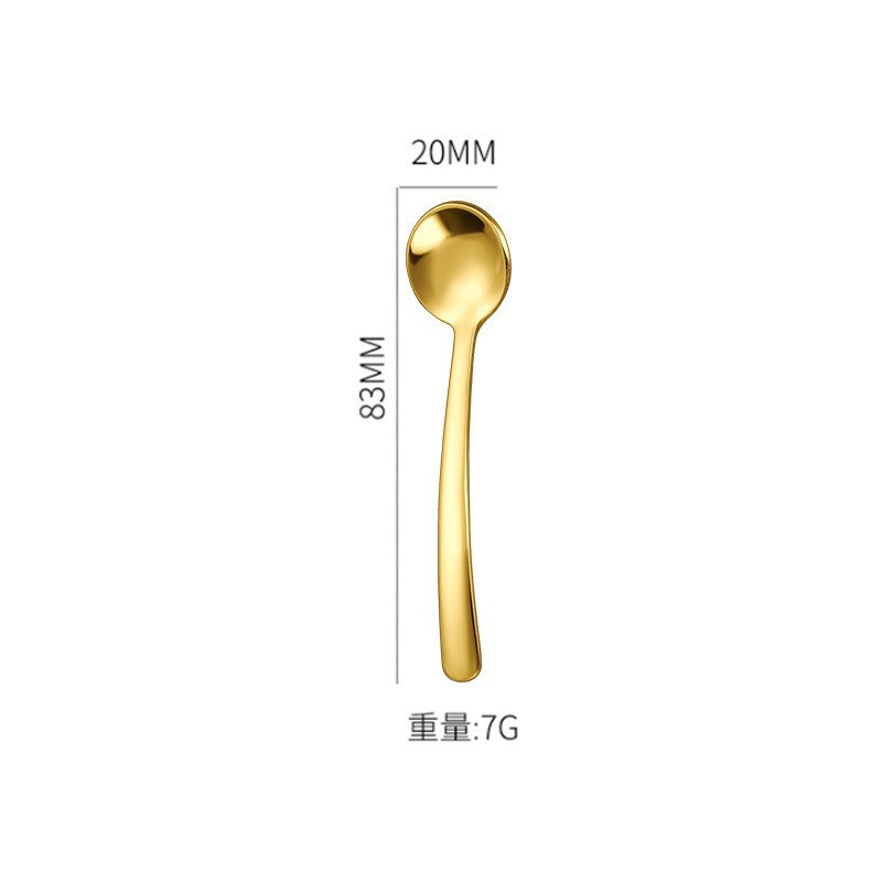 양념숟가락 8.5CM 골드
