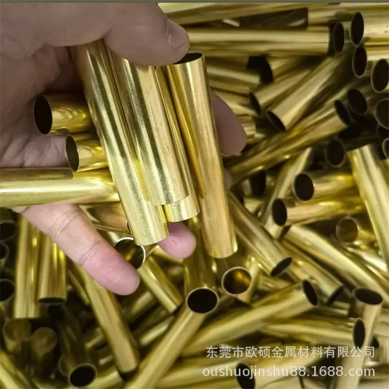 H65黄铜管 外径7.5壁厚0.2 0.25 0.3 0.5 1mm 精密切割空心套管