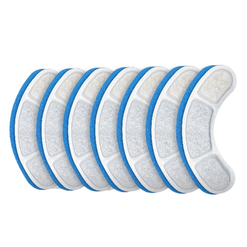 SOURCE factory direct supply pet supplies water dispenser blue and white filter element cat and dog water feeder accessories filter cotton mesh Cotton