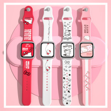 hellokitty适用苹果手表表带iwatch4/5/6/se替换带applewatch3/2