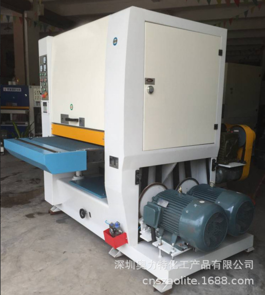 供应1米钢板木板双砂带水砂机