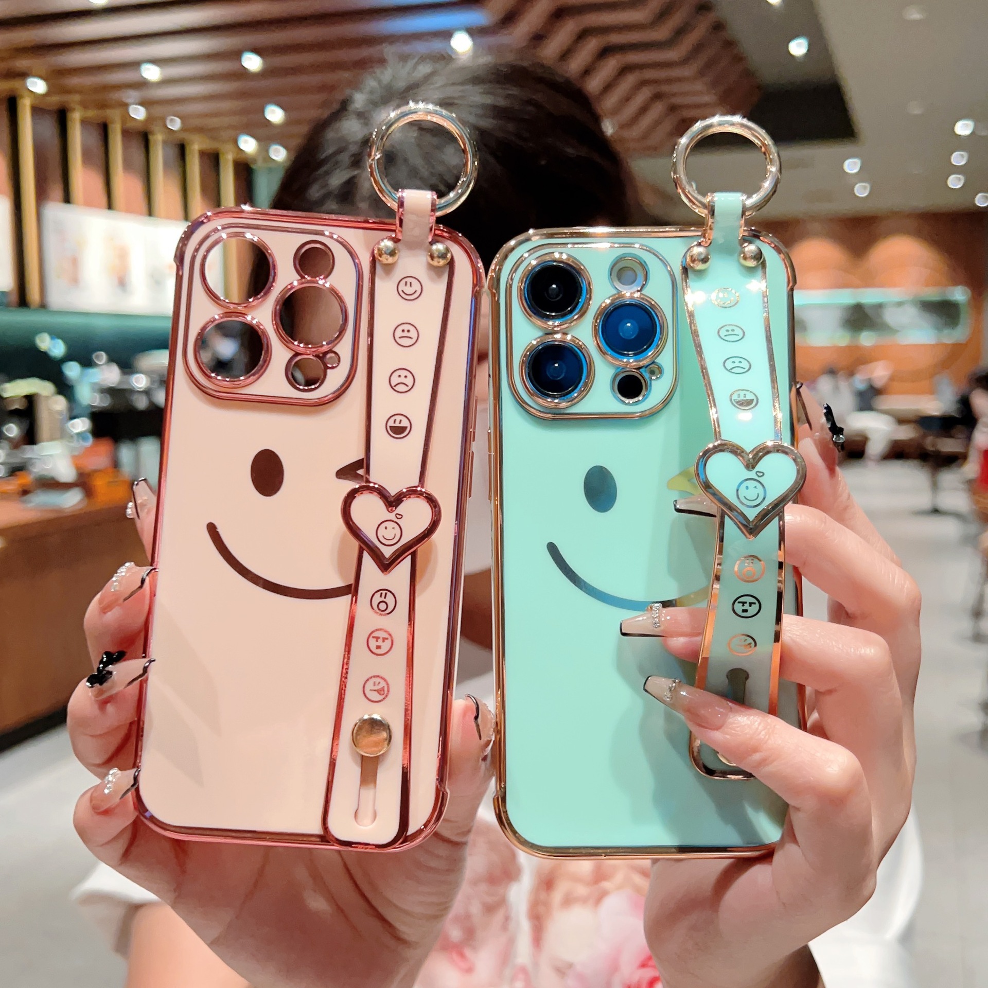 Cartoon Style Smiley Face   Phone Cases display picture 2