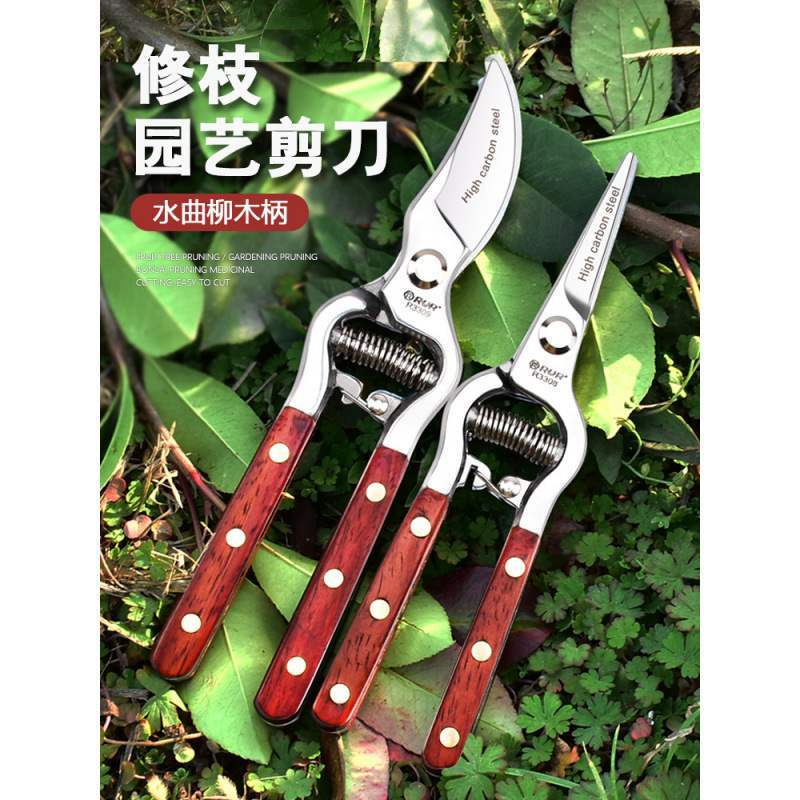 メーカー直売の剪定園芸用はさみ枝の粗い枝を切って園林の剪定をします。|undefined