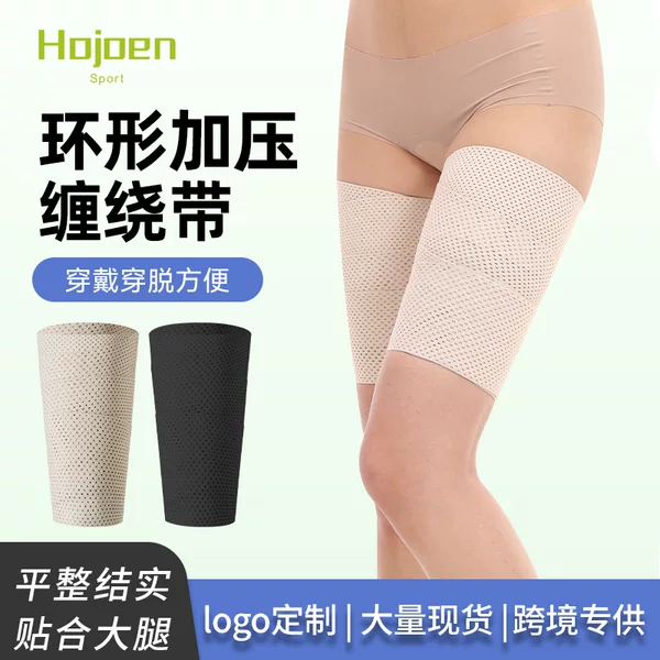 Sports Thigh Protection Women's Warm Leg Sleeves Thigh Bandage Elastic Socks Pressure Socks Leg Straps