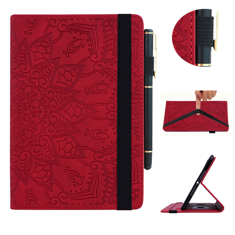 Applicable to Amazon Fire HD10 tablet computer retro calfskin embossed protective cover small new pad11 inch Applicable to Amazon Fire HD10 tablet computer retro calfskin embossed protective cover small new pad11 inch