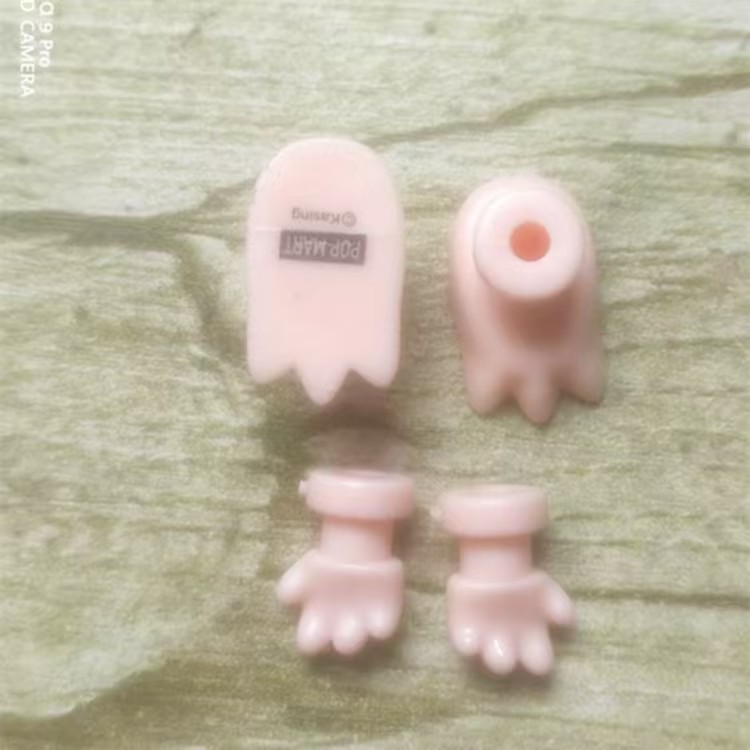 【配件】拉布布二层眼搪胶二代皮脸手脚配件labubu玩偶坐坐派对手|undefined