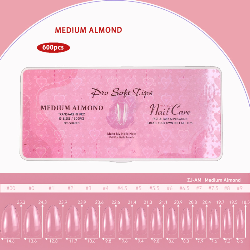 Las almendras están llenas en el número 06.