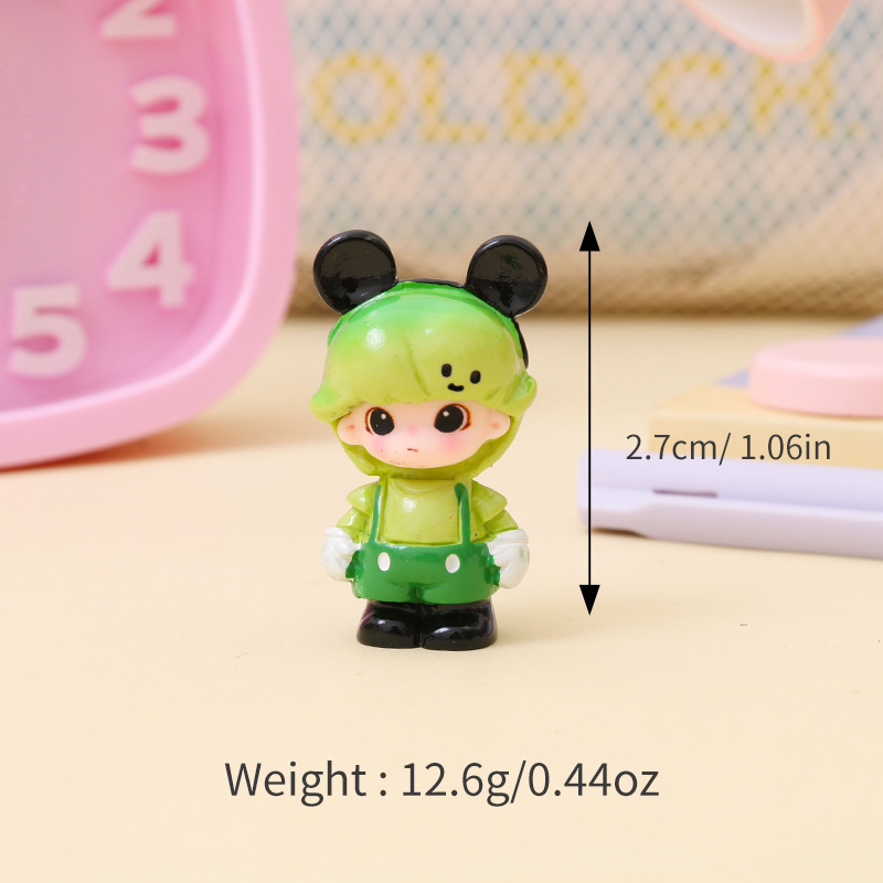 BJ- 000023m 마우스-그린-심플 장식