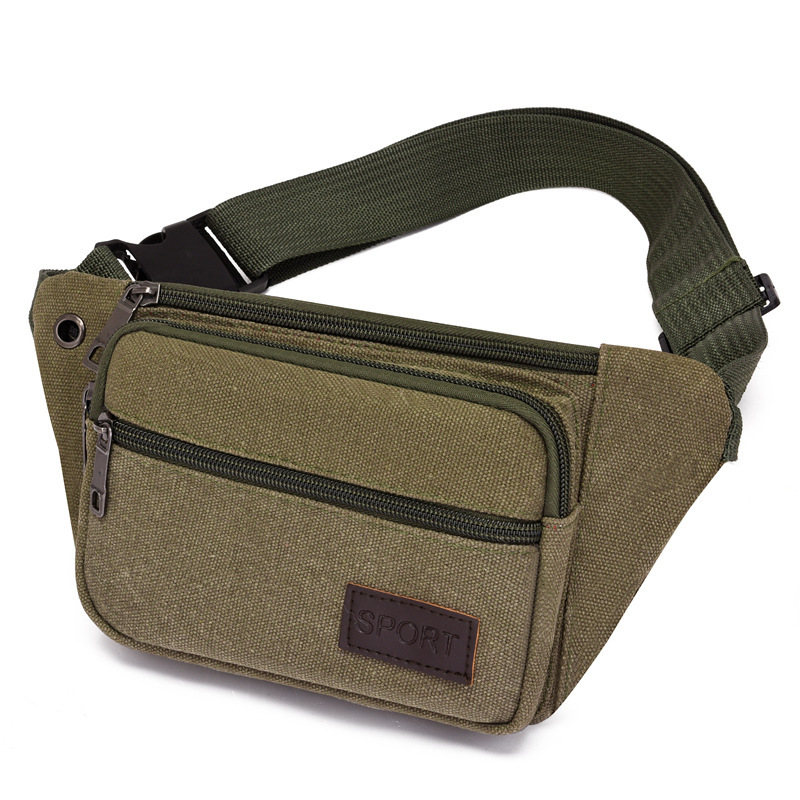 Deportes al aire libre multifunción anti-salpicaduras de agua cajero negocio bandolera bolsa de pecho para hombres y mujeres para trabajar resistente al desgaste de gran capacidad