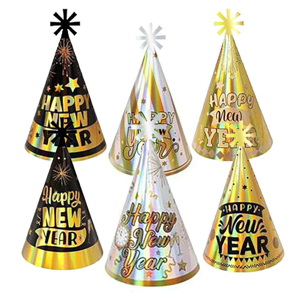 Laipai transfronterizo feliz fiesta de Año Nuevo sombrero cónico gafas para soplar bocinas regalos de fiesta adecuados para niños