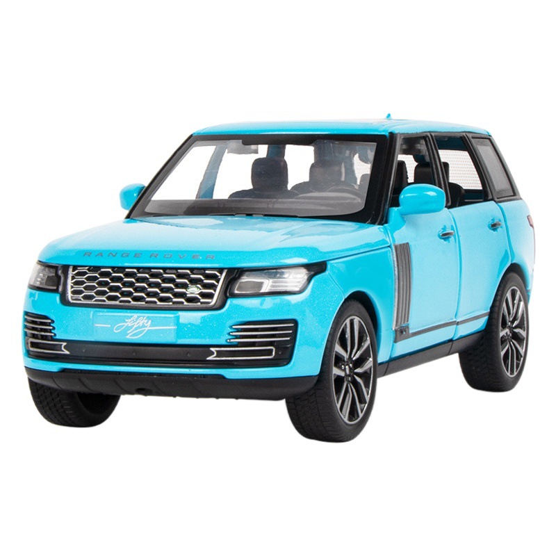 (Soporte en caja) simulación 1 a 32 Range Rover 50th aniversario versión Fengyun aleación modelo de coche decoración entrega