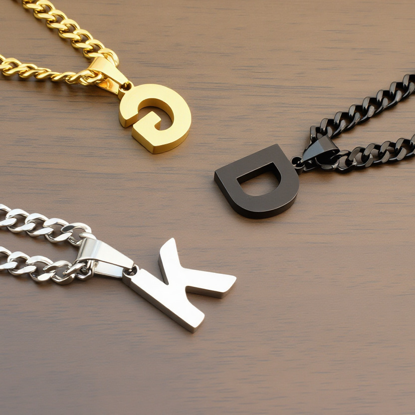 Iconic Cuban Link Chain Necklace For Men With Pendant Symbol_voghion.com