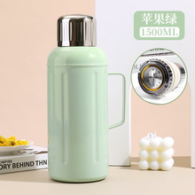 316不銹鋼大容量水壺戶外暖壺家用燜茶壺便攜加厚雙層真空保溫壺