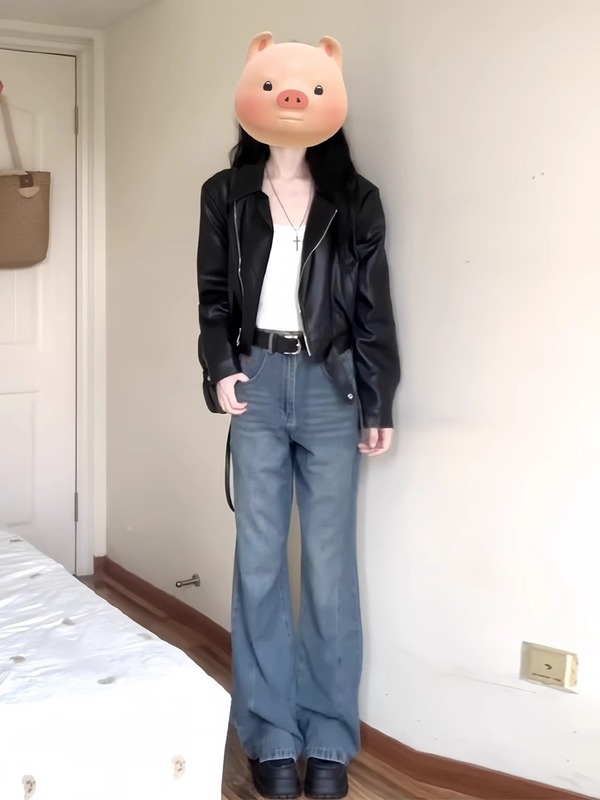 黑色皮衣外套女短款小个子2025春秋季复古机车服港风气质pu皮夹克|undefined