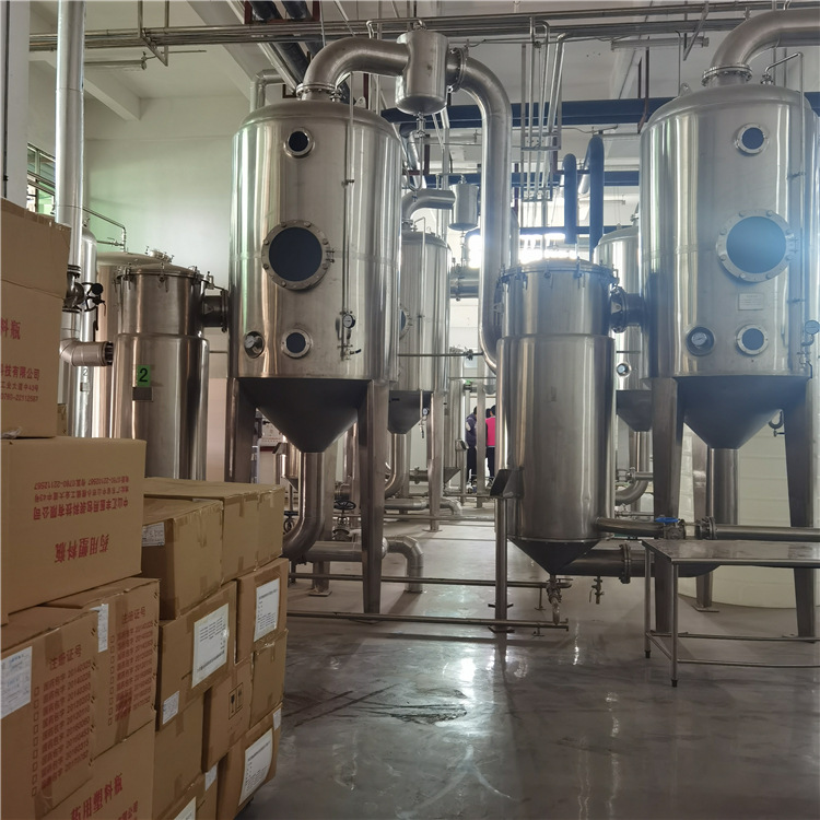 出售二手两顿两效降膜蒸发器二手升膜蒸发器二手蒸发器厂家