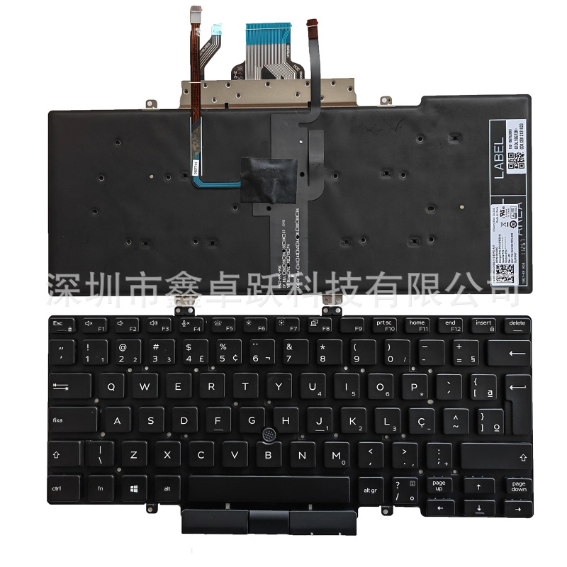 BR applicable to Dell Latitude 5400 5401 5410 5411 7400 notebook keyboard BR applicable to Dell Latitude 5400 5401 5410 5411 7400 notebook keyboard