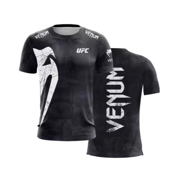 Men's Ufc Black and White T-Shirt Classic Short Sleeve 3D Printed T-Shirt Summer Casual O-Neck Jersey Boxing Men's Ufc Black and White T-Shirt Classic Short Sleeve 3D Printed T-Shirt Summer Casual O-Neck Jersey Boxing
