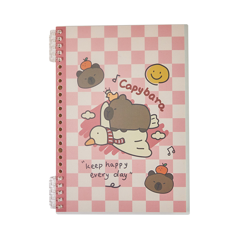 Lazy cobaya Life A5 de hojas sueltas B5 cuaderno súper grueso diseño desmontable cuaderno de línea horizontal de alto aspecto