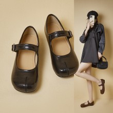 法式复古玛丽珍鞋女平底2024春季新款文艺浅口乐福鞋百搭单鞋女鞋
