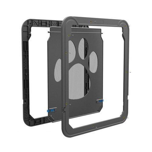 Pet supplies dog paw print door anti-bite for medium and large dogs dog screen door cat and dog door factory direct sales wholesale
