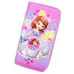 New Korean-style Japanese cartoon cute zipper pu leather women's and children's small wallet