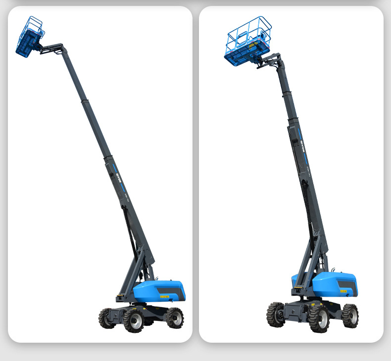 High-Altitude Work Vehicle Lift Outdoor Bicycle Hydraulic Electric Diesel Machinery Climbing Vehicle Bicycle Straight Arm Type