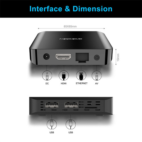 TV98 ATV plus Set-Top Box Android 14 Dual Band 5G WiFi Bluetooth Voice Remote tvbox