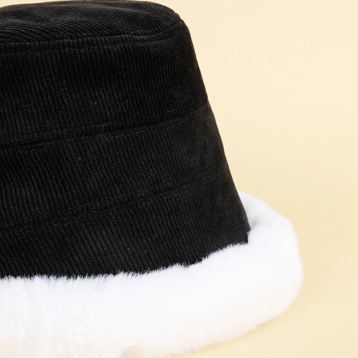 Nuevo Otoño e Invierno sombrero de moda todo partido lavabo sombrero de lana-forrado grueso felpa pescador sombrero cálido oído protección sombrero cubo sombrero