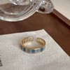Tide, one size small design fashionable universal ring, simple and elegant design, internet celebrity