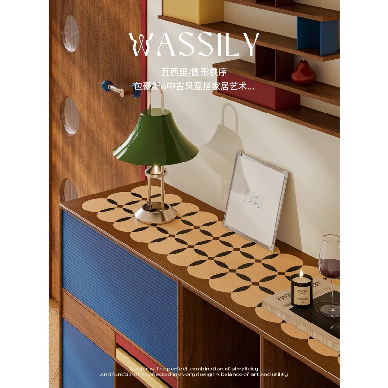 Vasily 中古バウハウス サイドボード テレビキャビネット保護マット 火傷防止 防水 防塵 防油 カバー布|undefined