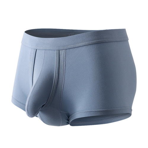 Men's underwear scrotum support bag bullet separation underpants Modal u convex JJ sleeve cremaster boxer briefs