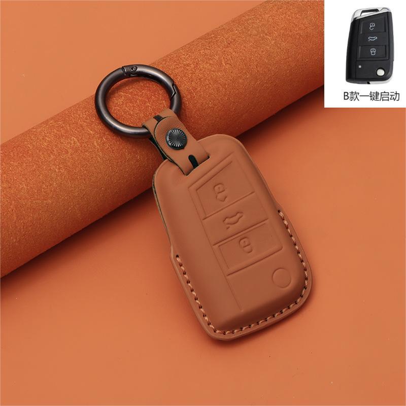 鍵カバーの頭の層の牛革の本革の速騰の宝はマイテンのゴルフの歌の道を探して車のパサートの朗逸を見ます。