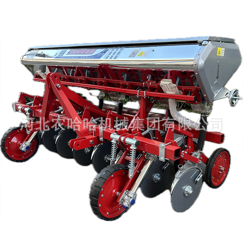 农哈哈小麦追肥机，小麦施肥机，施肥机械。8行小麦追肥机