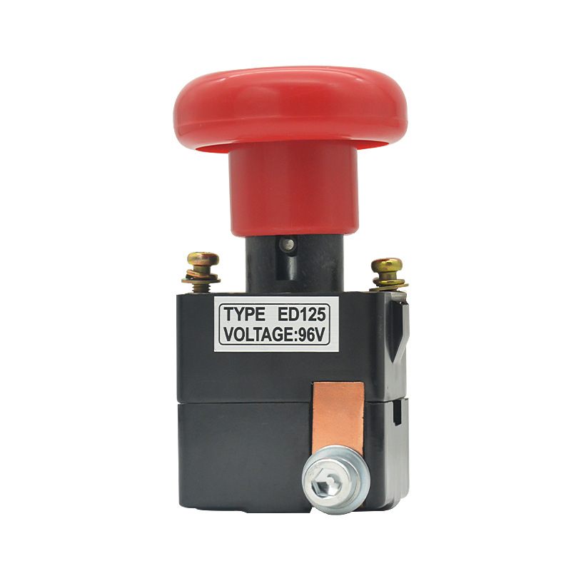 Coche eléctrico carretilla elevadora interruptor de parada de emergencia 125A250A coche triciclo interruptor de alimentación principal vehículo de cuatro ruedas interruptor de apagado