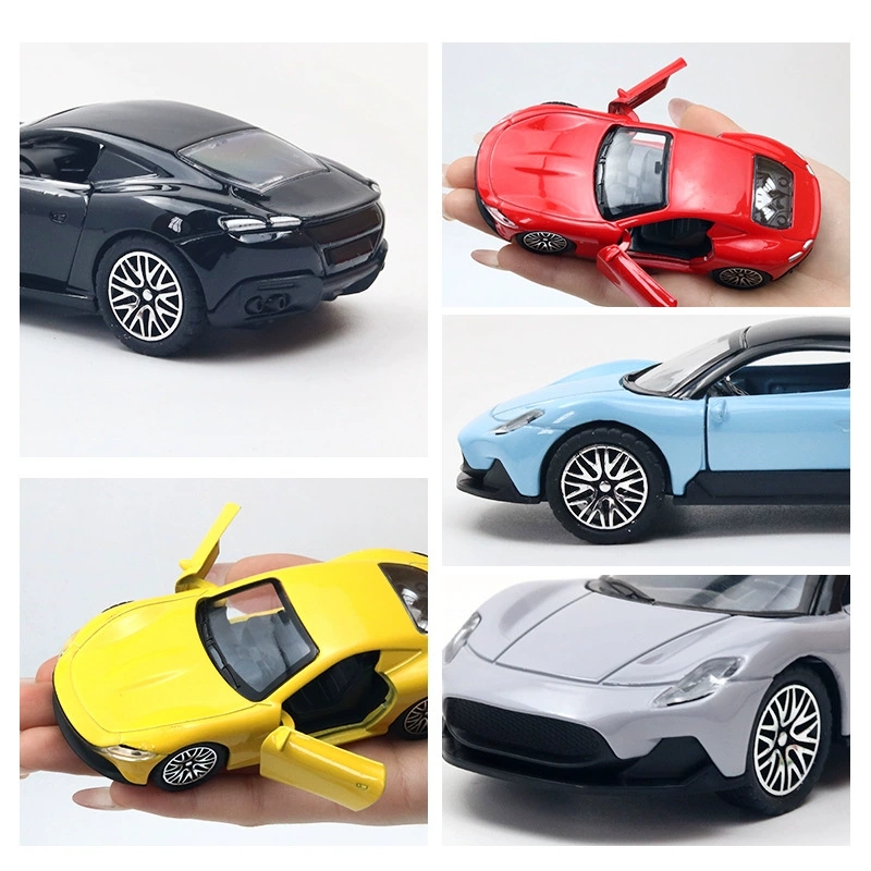 Воинственный реалистичный сплавной автомобиль, модель машины, гоночный автомобиль, внедорожная игрушка, масштаб 1:36, подарок на день рождения