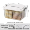 Upgraded model - white cover and white - extra large (31.1*40.7*22.1cm) [transparent and visible + strong load-bearing]