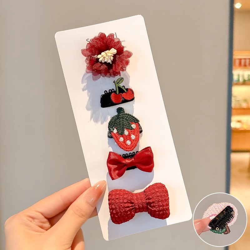 Clip para el cabello de bebé niñita no daña la tarjeta de cabello para niños adorable clip de cabello de mar de supercabel