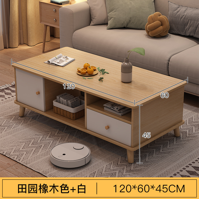 Mesa de café pequeño apartamento sala de estar hogar sofá lado varios simple casa de alquiler moderna creativa dormitorio simple mesa pequeña