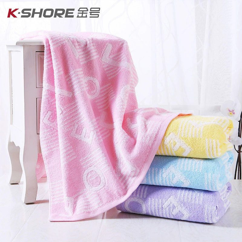 Золотое полотенце из чистого хлопка, кованое, мягкое впитываемое полотенце