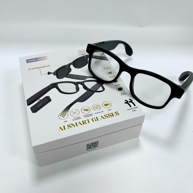 AIMB's new G1MAX smart glasses feature 8MP anti-shake 1080p high-definition video recording, AI image recognition, translation, and call functions AIMB's new G1MAX smart glasses feature 8MP anti-shake 1080p high-definition video recording, AI image recognition, translation, and call functions