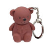 Keychain, lipstick, matte lip gloss, with little bears, 6 colors, wholesale