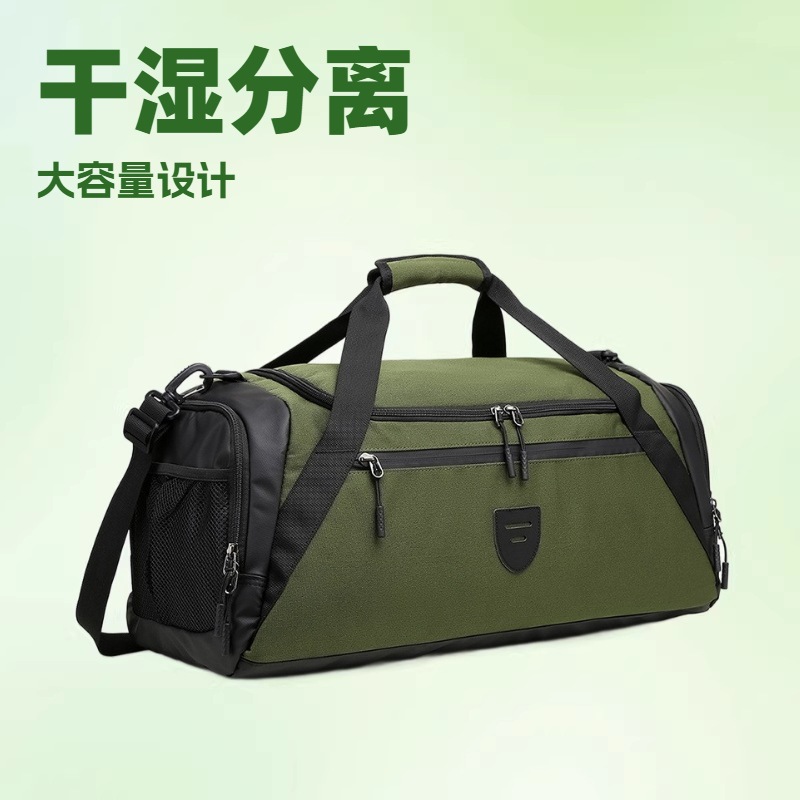 국경 간 새로운 습식 및 건조한 분리 피트니스 가방 남성 다기능 대용량 스포츠 여행 가방 남성 휴대용 수하물 가방