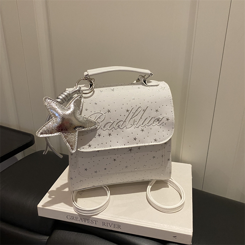 Mochila de moda coreana 2026 nuevo estilo coreano estilo académico letras versátiles bolso de hombro de mano
