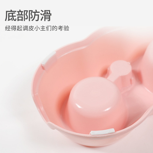 Cat Bowl Dog Bowl Non-slip Cat Drinking Water Bowl Pet Feeder Double Bowl Pet Automatic Drinking Bowl Pet Supplies